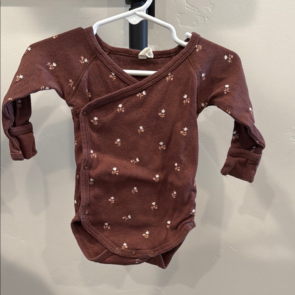 Quincy Mae pointell bodysuit